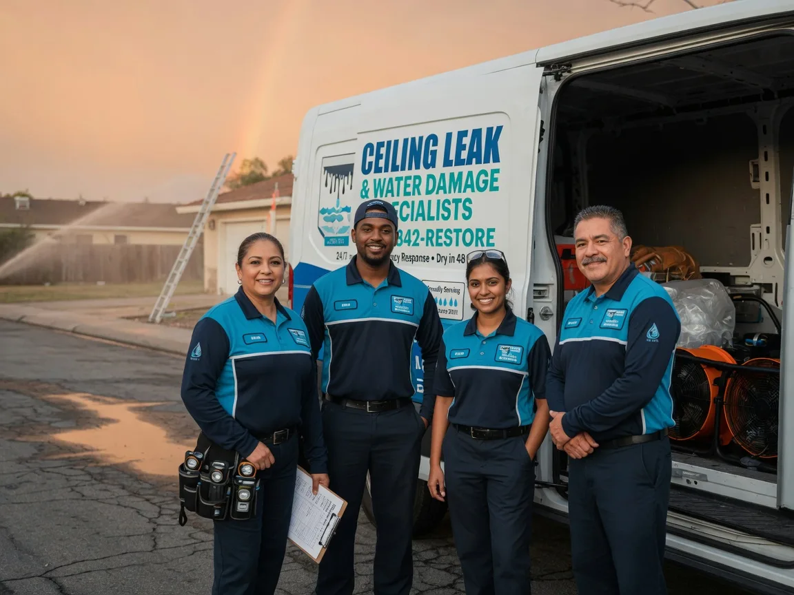 Ceiling Leak Cleanup company in Streetman, TX